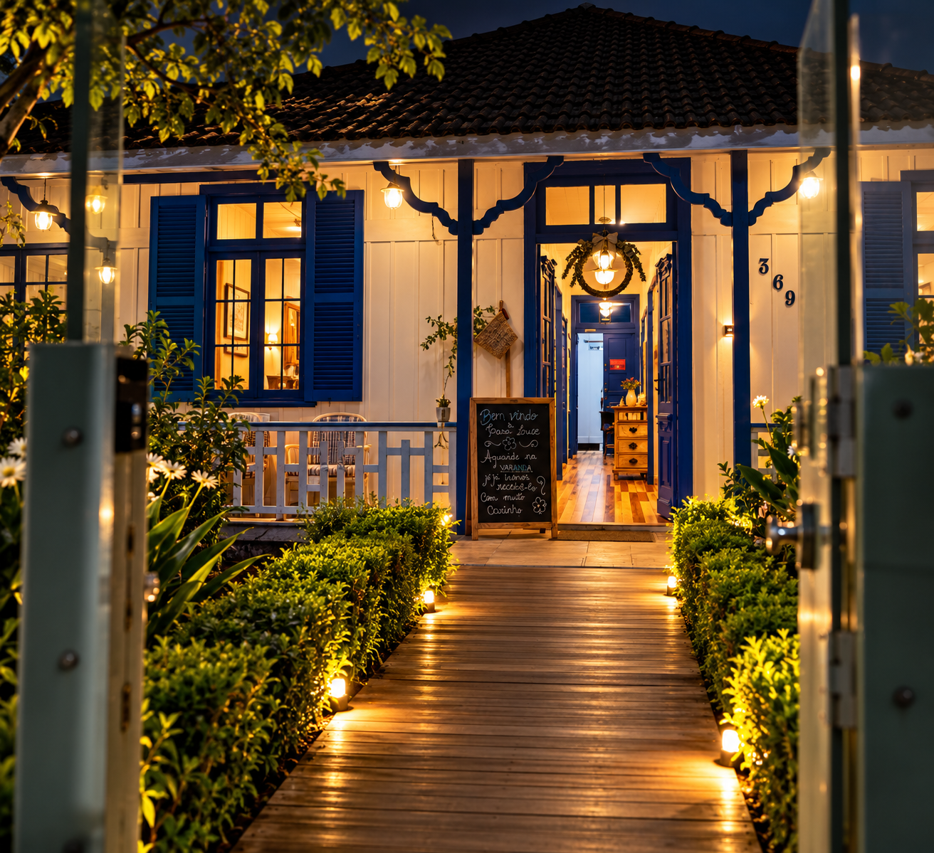Entrada da Casa Luce