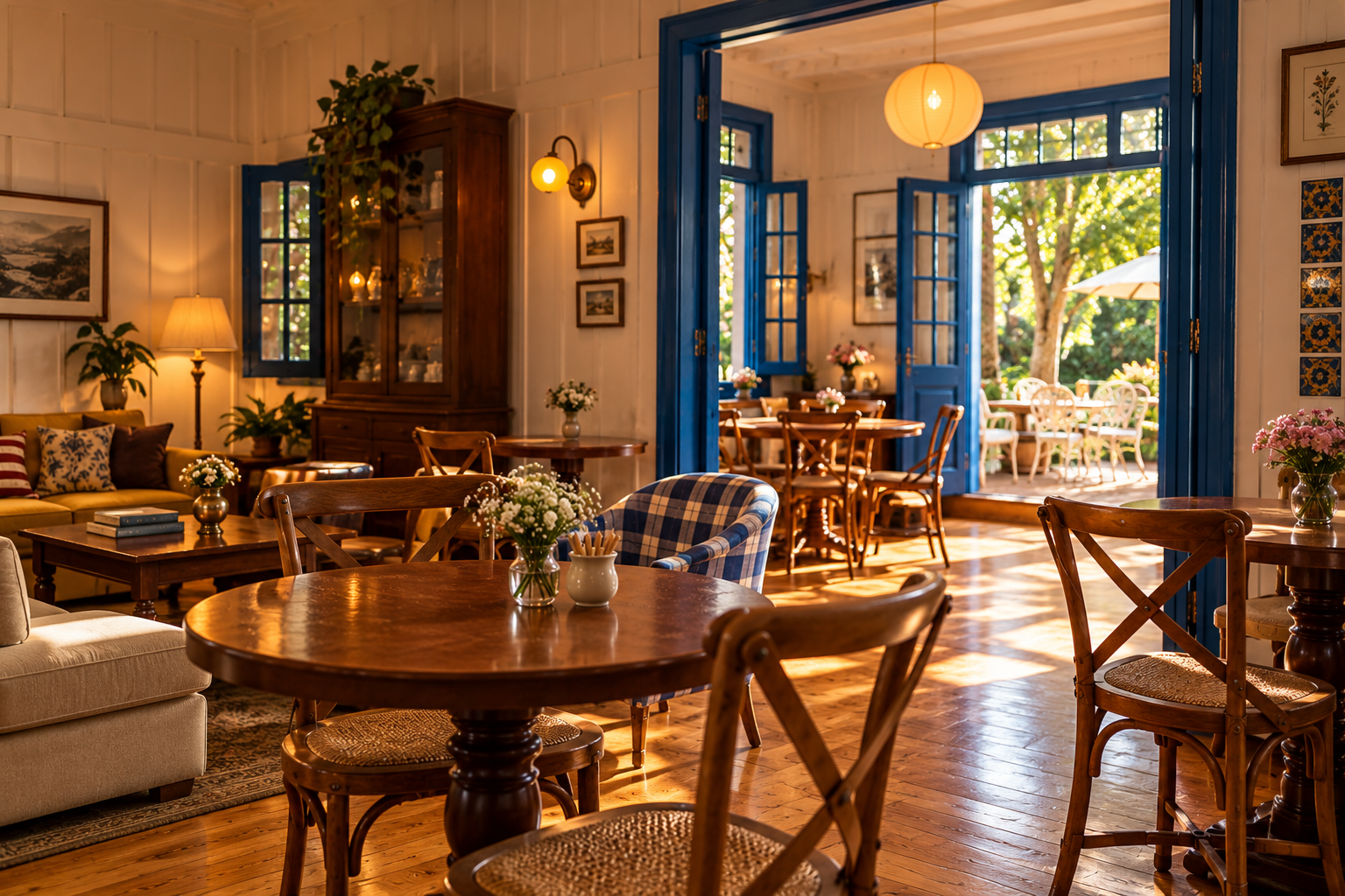 Café e comida na Casa Luce